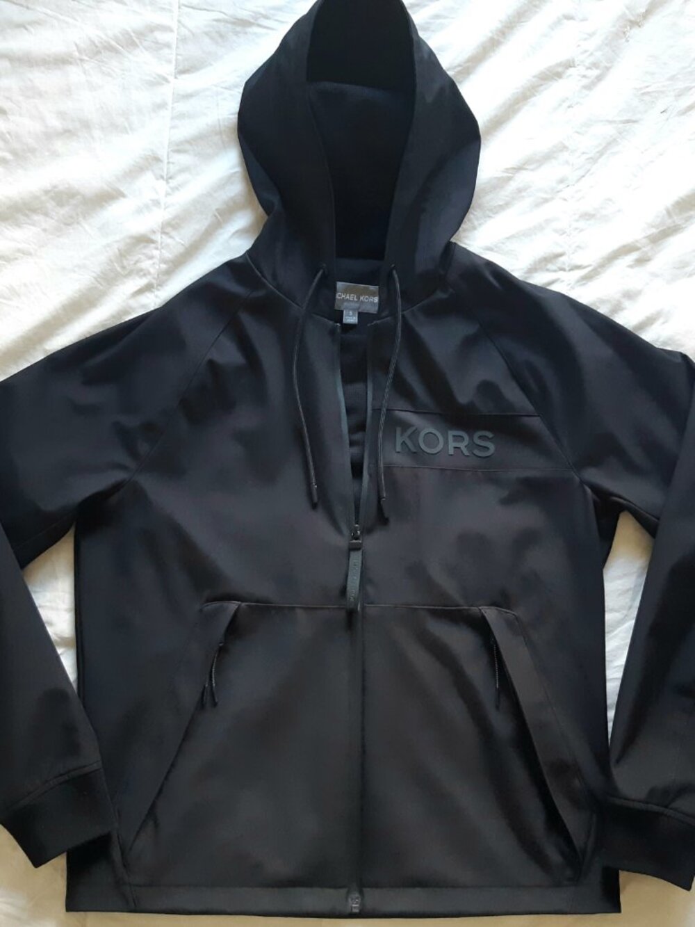 Michael Kors Tigres Hooded Black Jacket